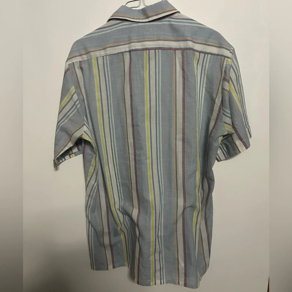 Vintage Coastal Yacht Vibes Eclectic Grandpa Sea Isle Casual Button Down Shirt - Picture 2 of 3